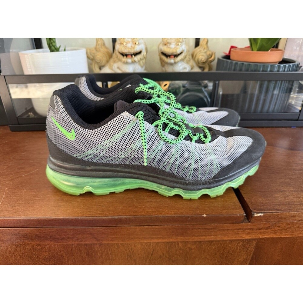 Nike Air Max Dynamic Flywire Shoes Mens 11 Poison Green 554715-030 Running Gym
